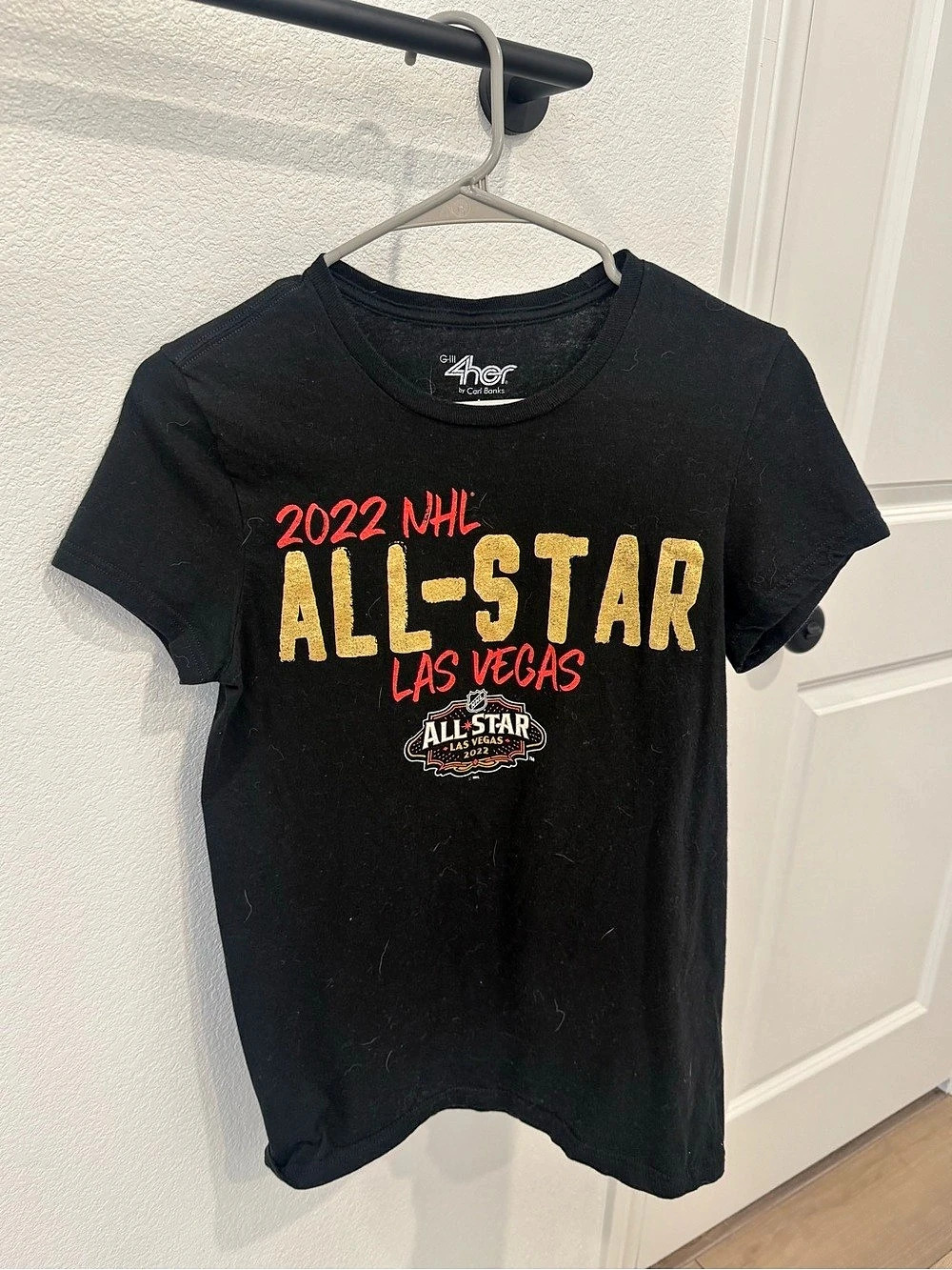 4her by Carl Banks 2022 NHL All-Star Las Vegas Graphic Tee in Black Size Large